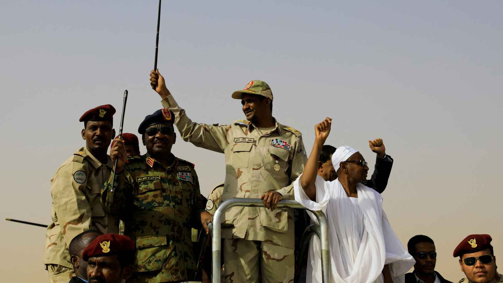 El general Mohamed Hamdan Dagalo durante una intervención militar