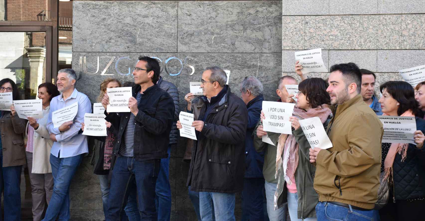 Huelga en los juzgados de Valladolid