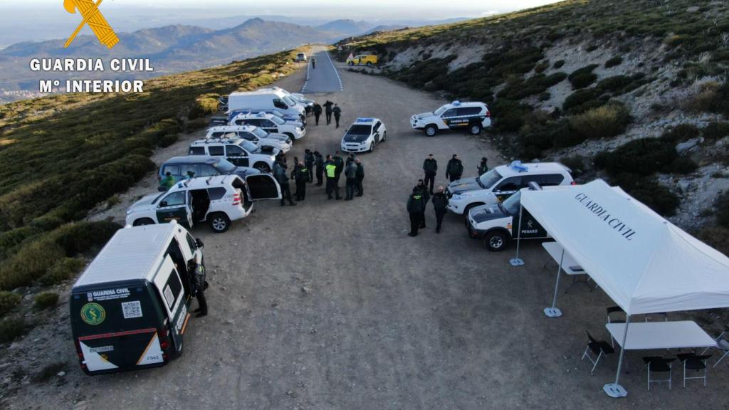 Operativo del búsqueda del montañero desaparecido en la sierra de Candelario