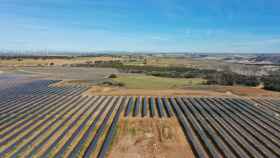 Imagen del primer proyecto fotovoltaico de Iberdrola en Castilla y León.