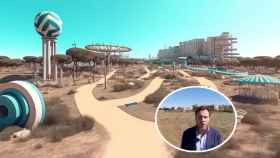 El proyecto del parque acuático anunciado y el alcalde, Óscar Puente