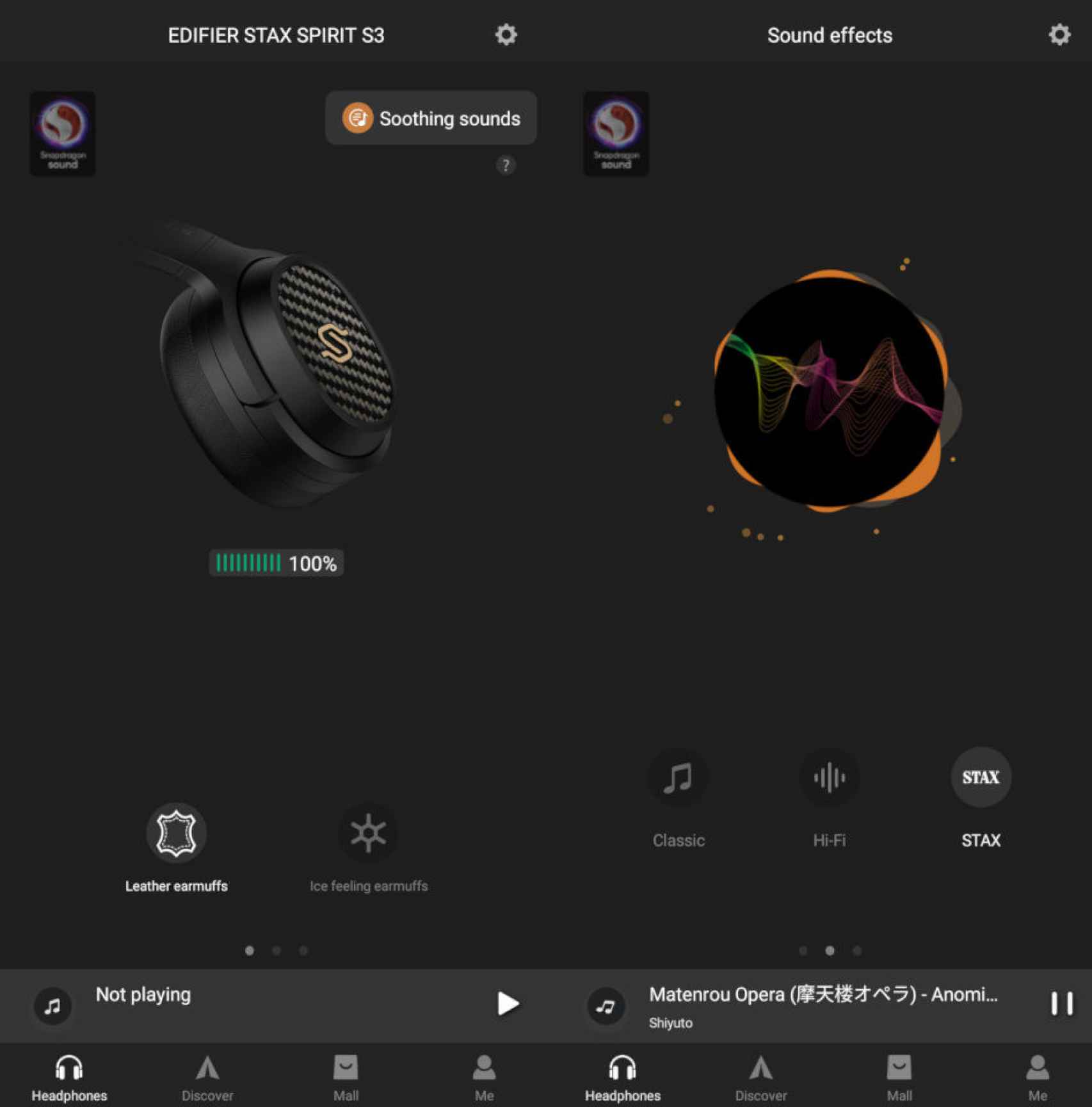 La app de Edifier permite cambiar el sonido de los S3 a nuestro gusto