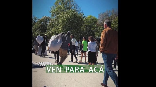 Imagen del segundo vídeo de Ortega Smith contra el top manta.