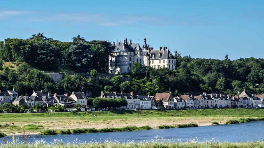 Chaumont sur del loira village y castle, Loir-et-Cher, Francia