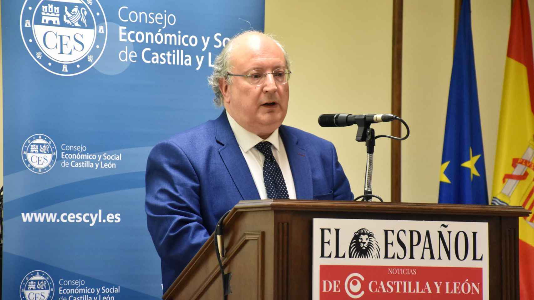 Enrique Cabero Morán, presidente del Consejo Económico y Social de Castilla y León (Cescyl),