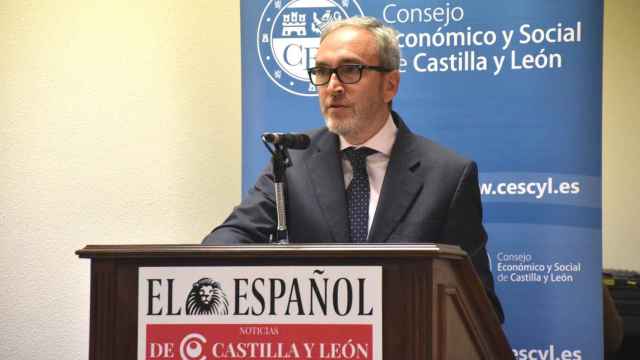 El secretario general de Industria, Comercio y Empleo de la Junta, Alberto Díaz Pico, en el foro de EL ESPAÑOL - Noticias de Castilla y León