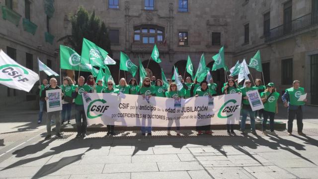 Concentración de CSIF en Salamanca