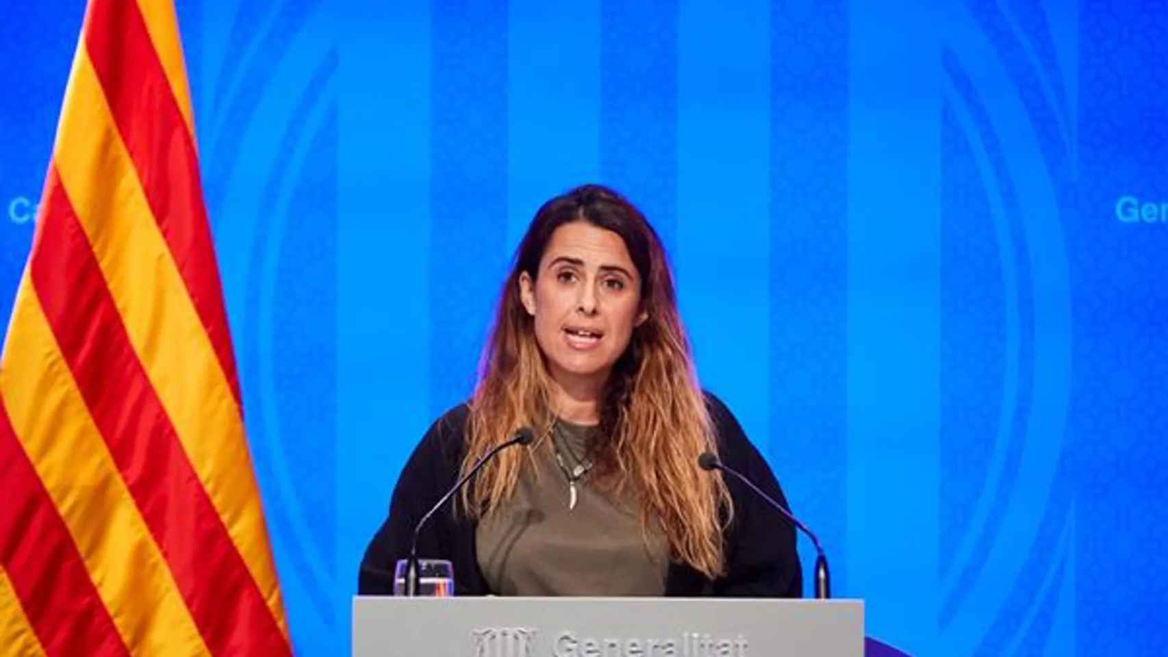 Patricia Platja, portavoz de la Generalitat de Cataluña