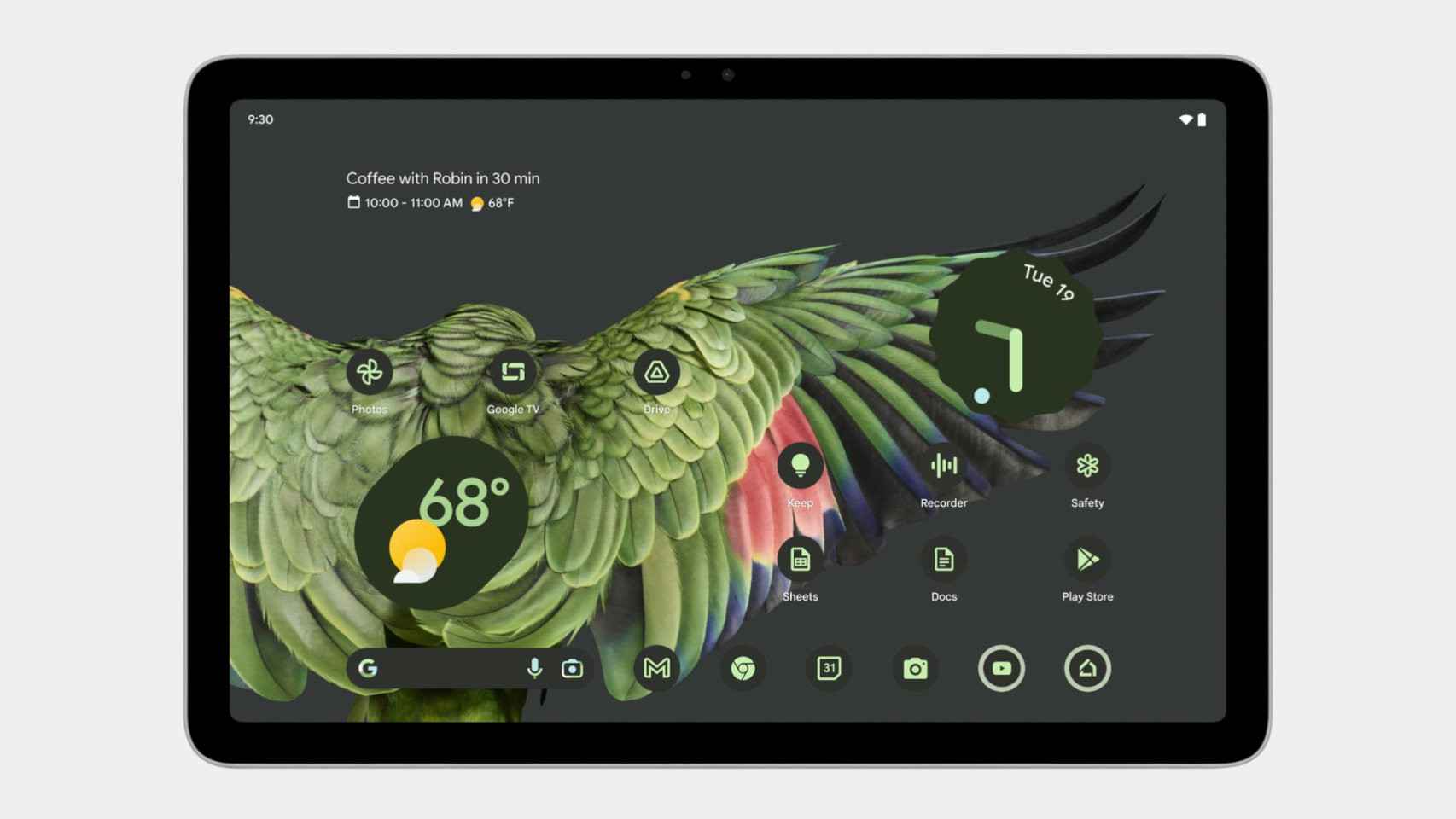 Los cambios llegarán también con la primera tablet de Google, la Pixel Tablet
