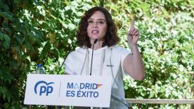 La presidenta de la Comunidad de Madrid y del Partido Popular de Madrid, Isabel Díaz Ayuso, en una foto de archivo en Ciempozuelos.