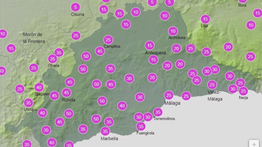 El tiempo en Málaga para este miércoles 19 de abril.