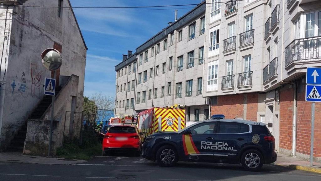 Lugar en el que fue hallado sin vida un vecino de 36 años de Narón (A Coruña).