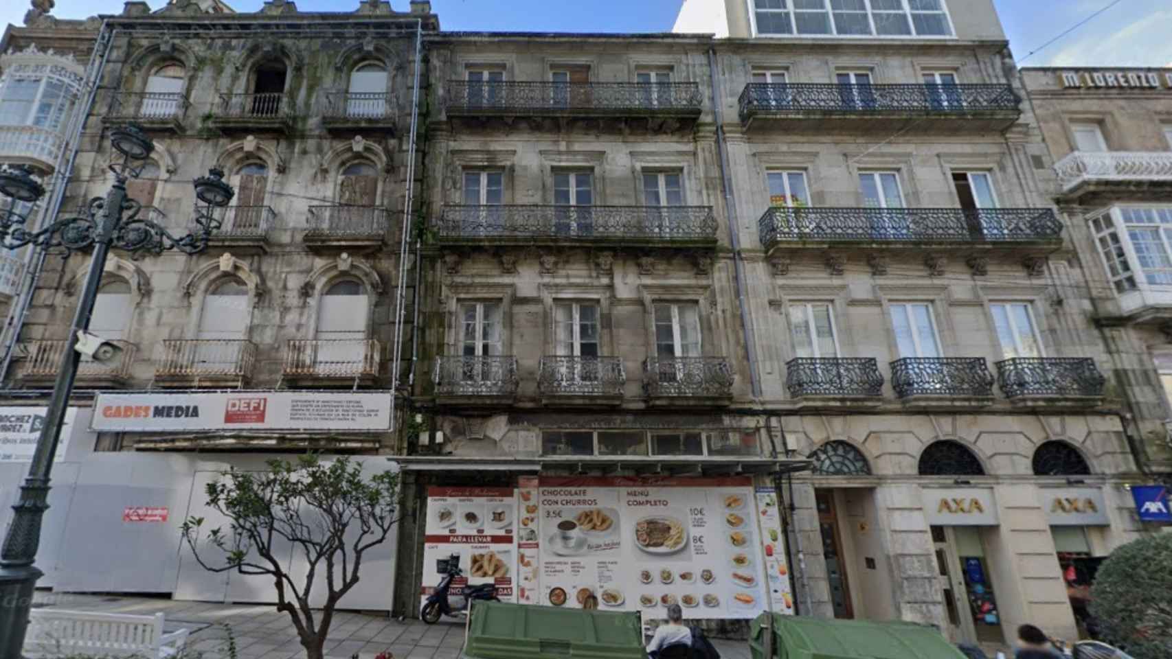 Edificio situado en Colón 38.