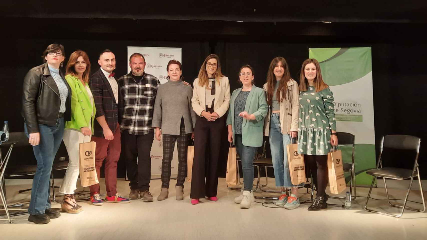 Fotografía de una de las jornadas del programa Encuentros de Inspiración Emprendedora organizado por la Diputación de Segovia y la Cámara de Comercio en Cuéllar y en Riaza