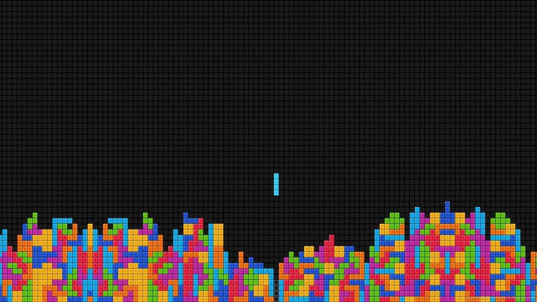 Una de las pantallas del Tetris.