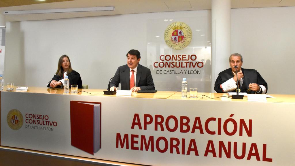 Alfonso Fernández Mañueco preside la Memoria Anual del Consejo Consultivo