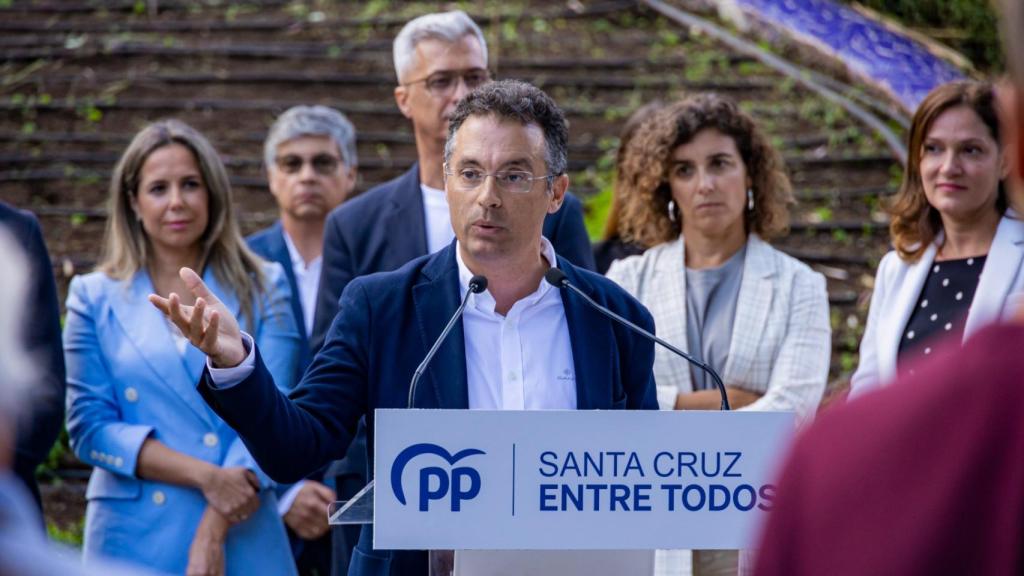 Carlos Tarife durante un acto del PP.