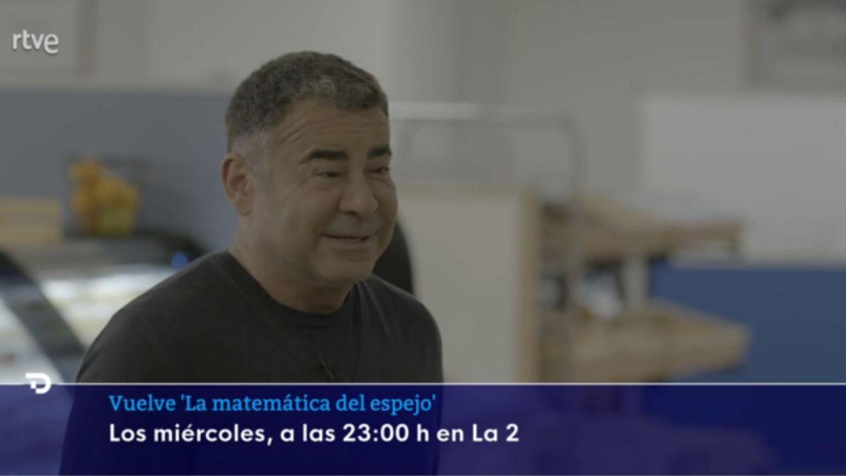 Jorge Javier Vázquez en el Telediario 1 de La 1 de TVE.