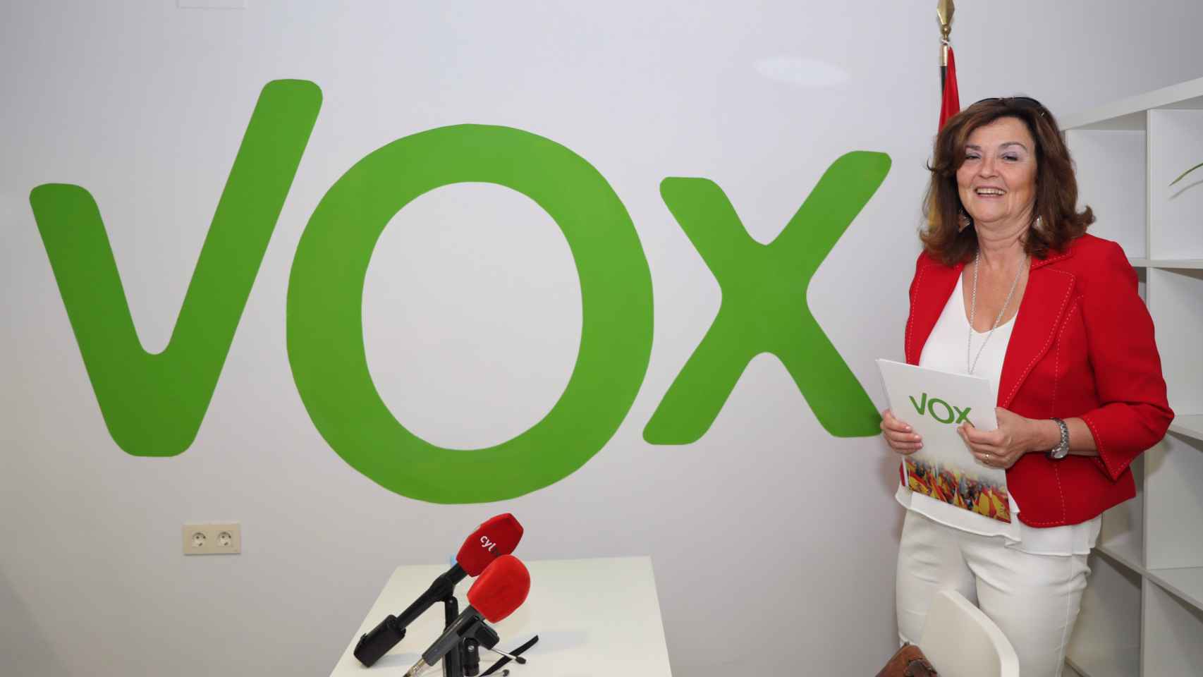 Sonia Lalanda, candidata de Vox a la Alcaldía de Palencia.