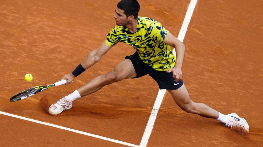 Carlos Alcaraz, en su debut en el Trofeo Conde de Godó 2023