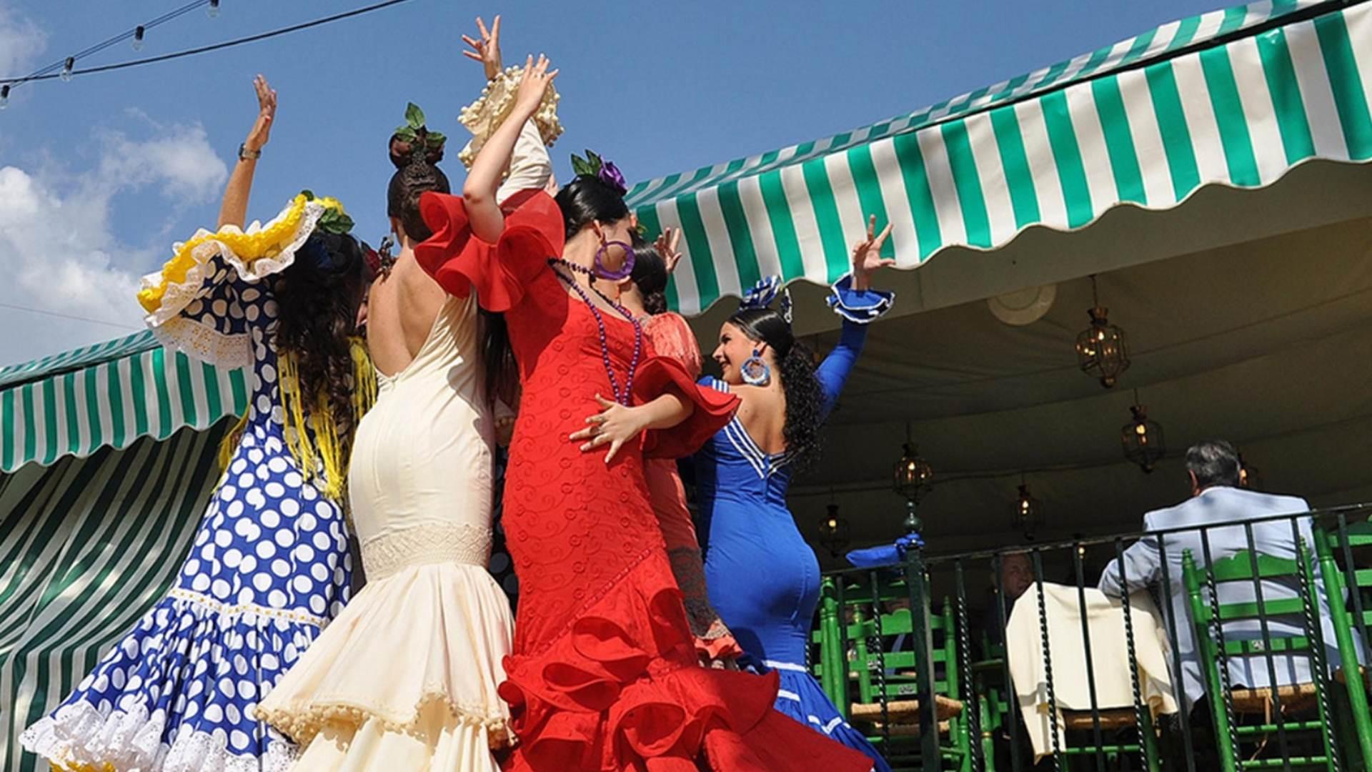 Imagen de archivo de la Feria de Abril.