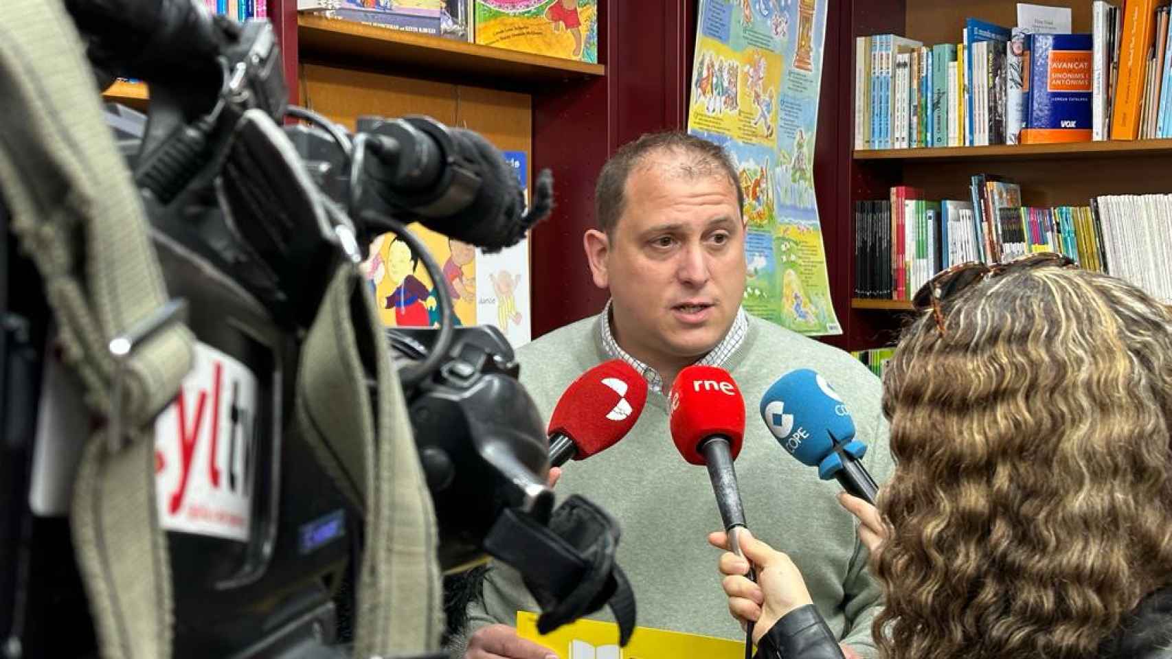 Pablo Garay, presidente del Gremio de Libreros de Valladolid