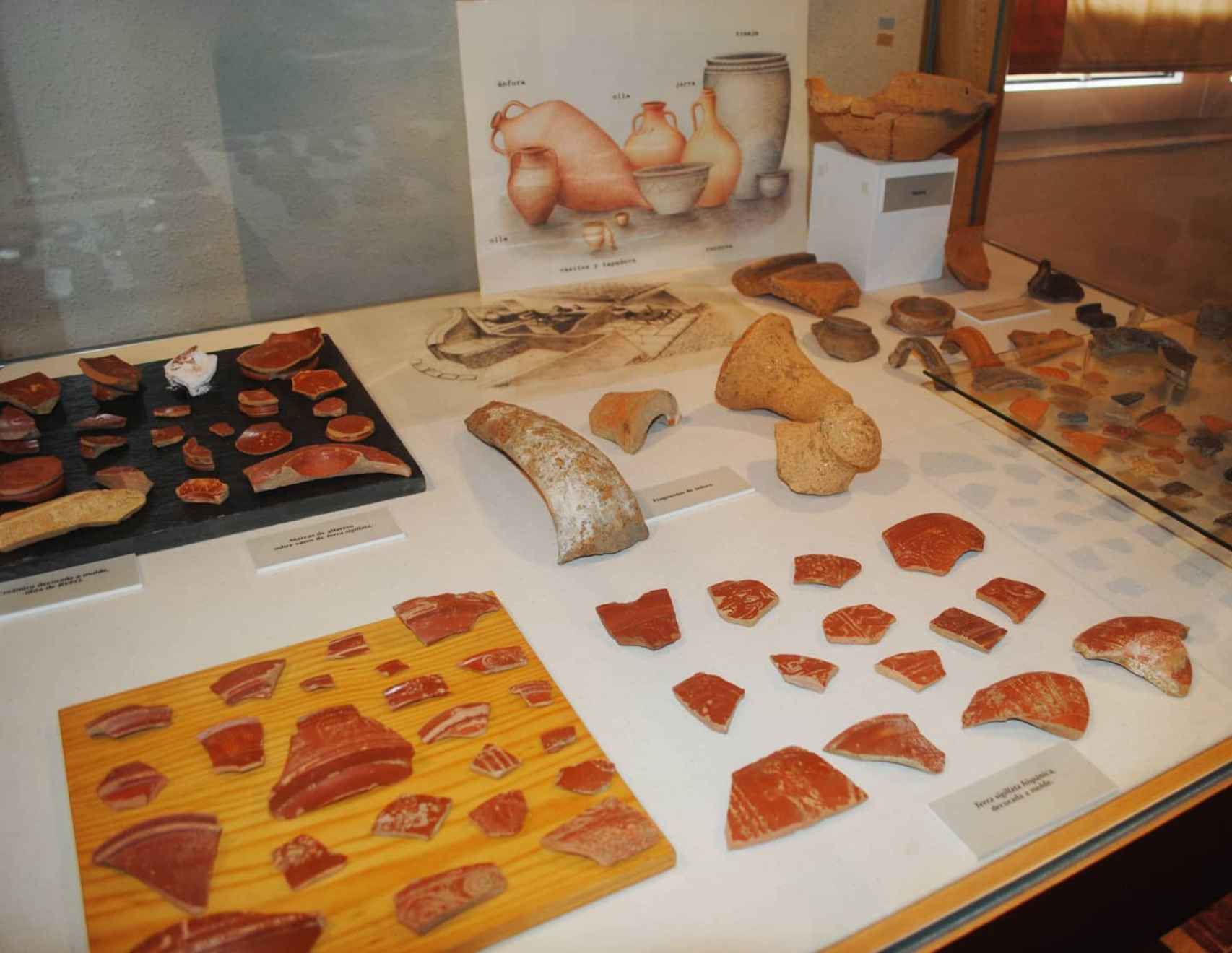 Restos de enseres de la época visitables en el Museo Arqueológico de Santibáñez de Vidriales