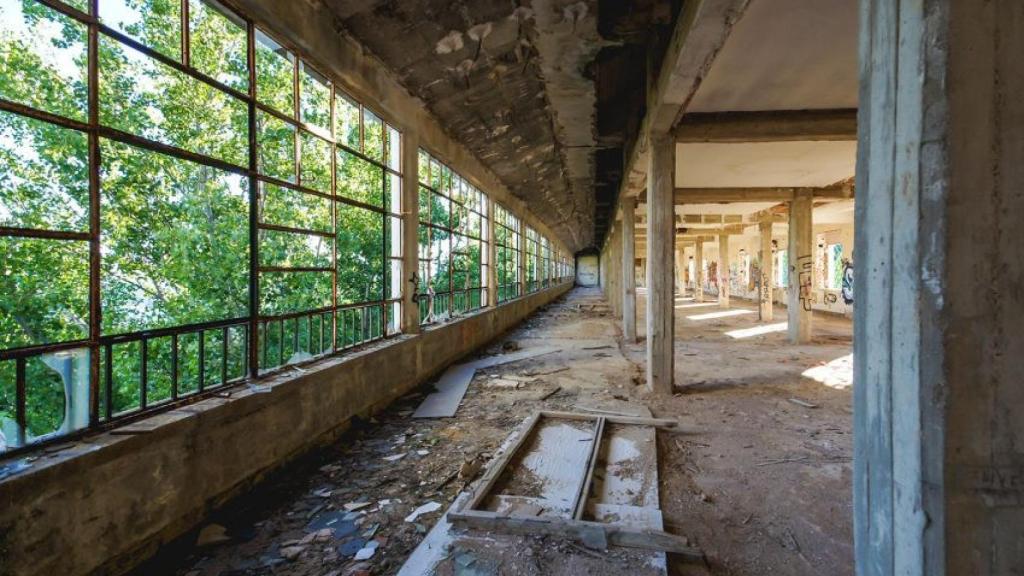 Interior del Sanatorio de la Barranca.