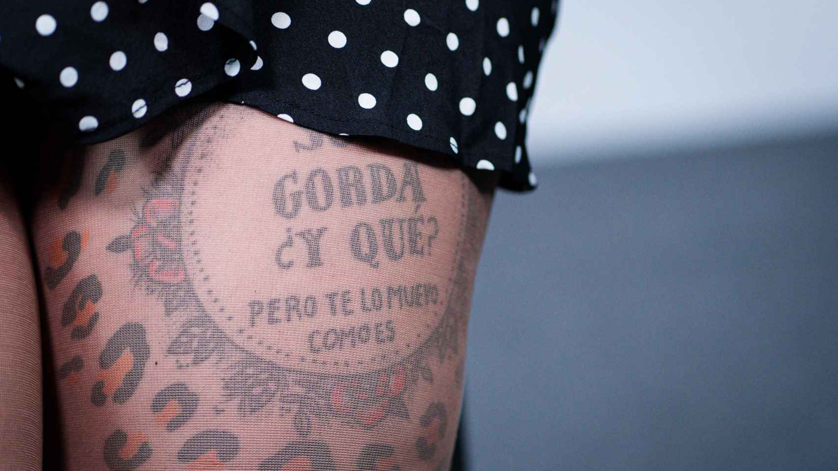 Detalle del tatuaje de Noa Sánchez.