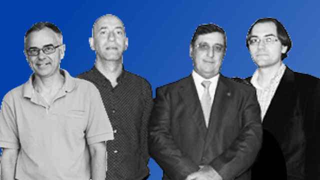 Domingo Morales, José Luis Ruiz, Jesús Pastor y Juan Aparicio, los cuatro investigadores destacados.