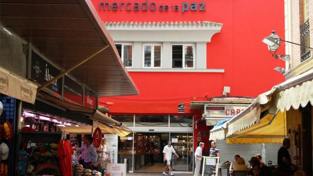 Mercado de la paz en Madrid