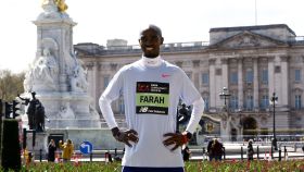 Mo Farah, en la previa de la Maratón de Londres de este domingo.
