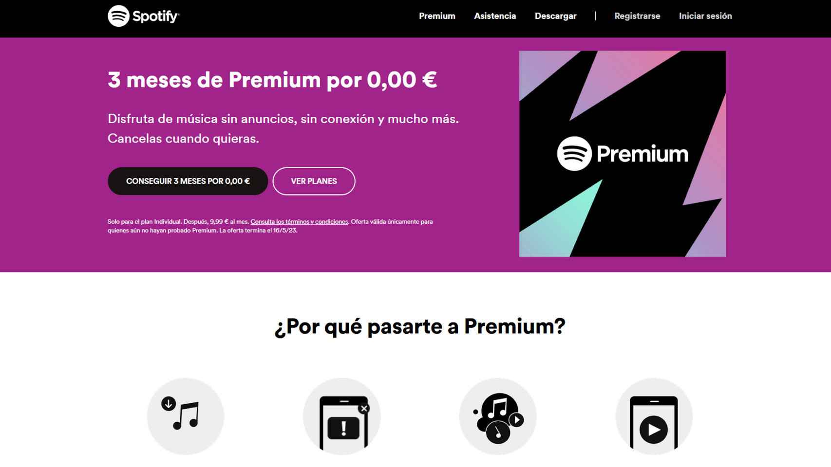 Spotify Premium, ahora gratis durante 3 meses