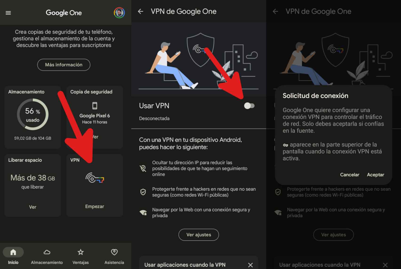 Cómo activar la VPN de Google en Android