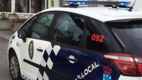 Foto de archivo de un coche de la Policía Local de A Coruña.