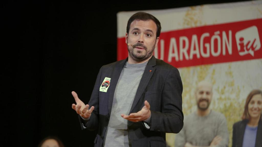 El coordinador federal de IU y ministro de Consumo, Alberto Garzón, participa en el acto #SentirLoComún.