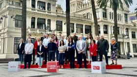 Inés Rey presenta en A Coruña su equipo para que los socialistas sigan liderando el Concello