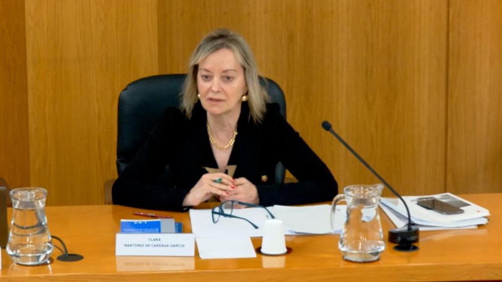 Clara Martínez de Careaga, durante la inauguración del curso./