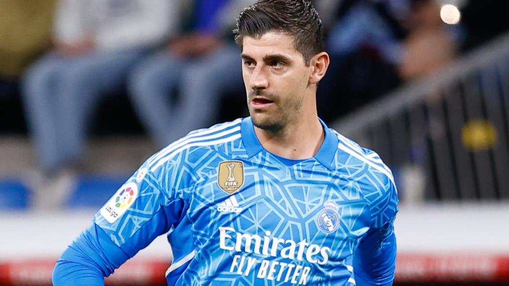 Thibaut Courtois, en acción en el Real Madrid - Celta de Vigo