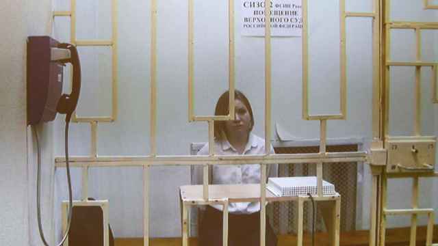 Darya Trepova en la cárcel.