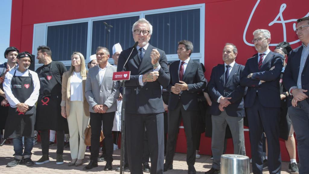 Jesús Navarro, presidente de Alicante Gastronómica Solidaria, en Mutxamel.