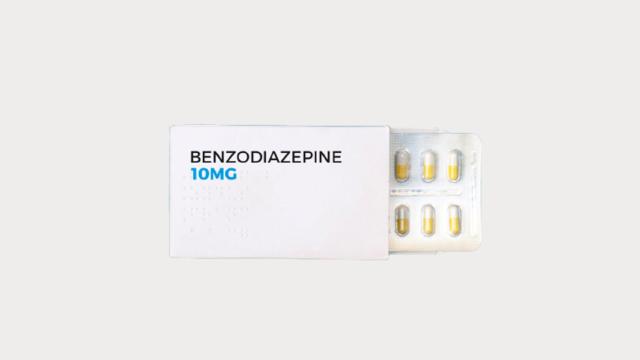 Una caja de benzodiacepinas.