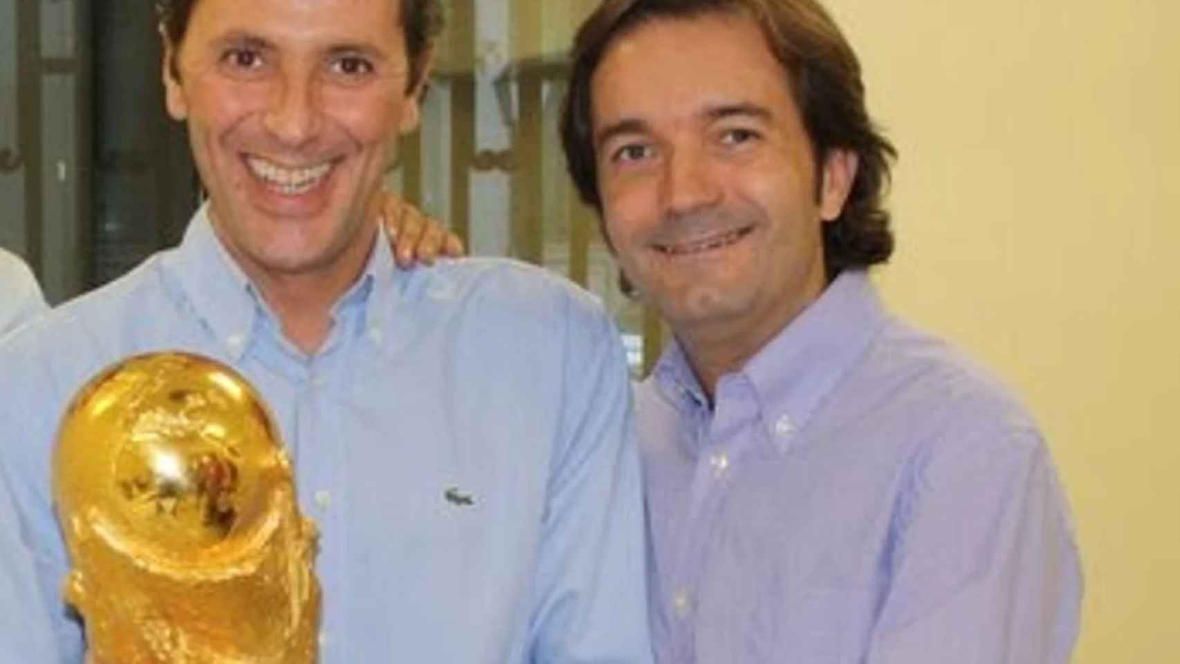 Paco González junto a Guillermo Valadés.