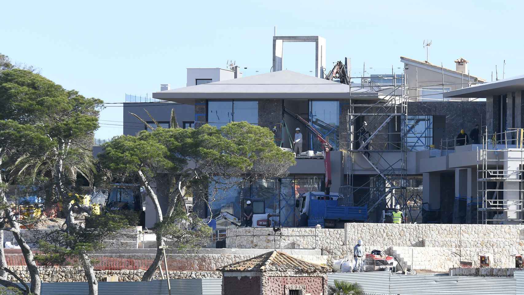 Una imagen de la casa de Rafael y Xisca, en Manacor, en plenas obras, tomada en septiembre de 2022.
