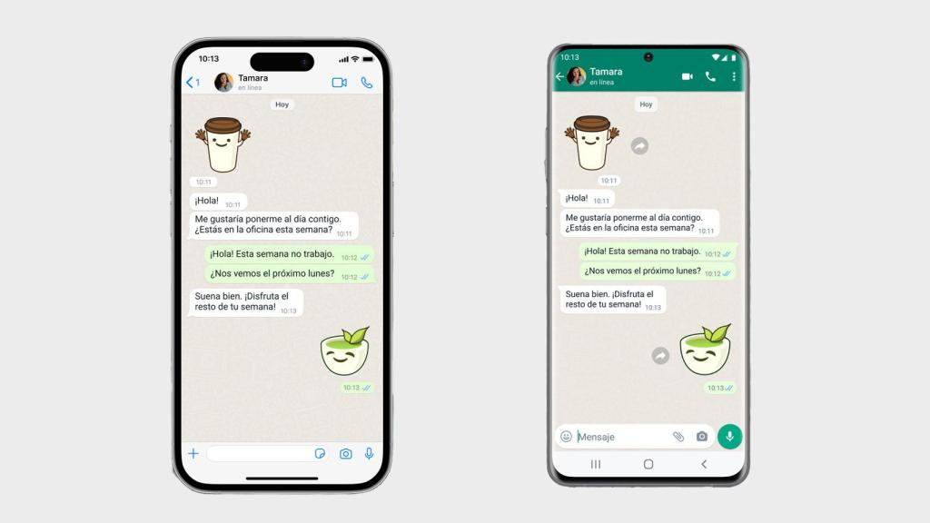 Dos móviles con el mismo WhatsApp