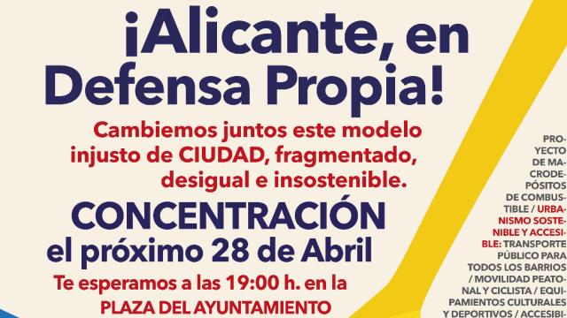 Cartel anunciador de la manifestación, previsto para la tarde de este viernes.