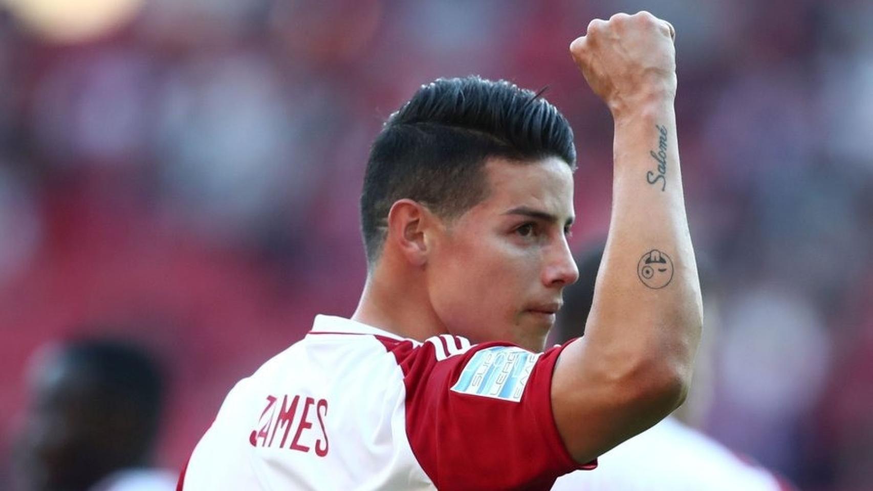 James Rodríguez, durante su etapa en Olympiacos.