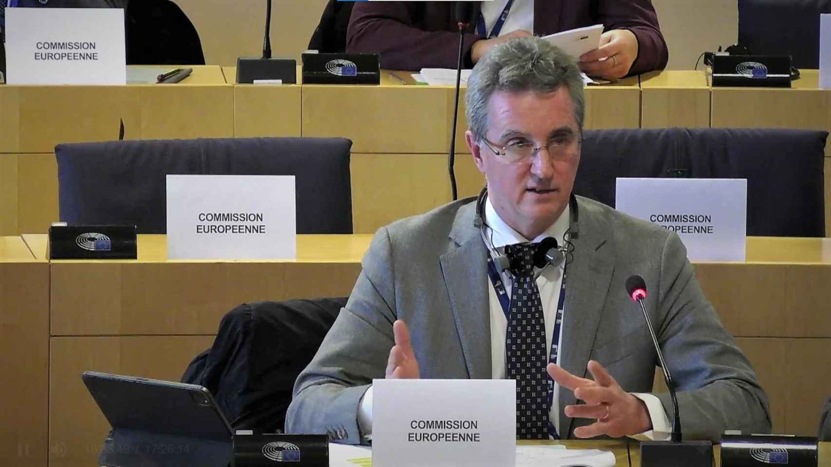Declan Costello, vice director general de Asuntos Económicos de la Comisión Europea.