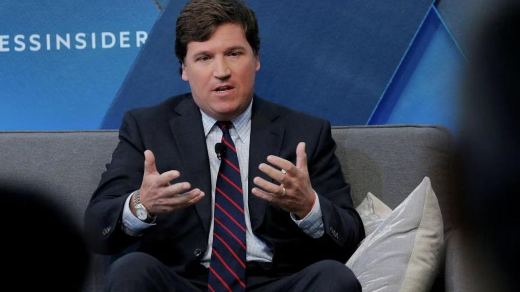 El presentador de la cadena Fox, Tucker Carlson.