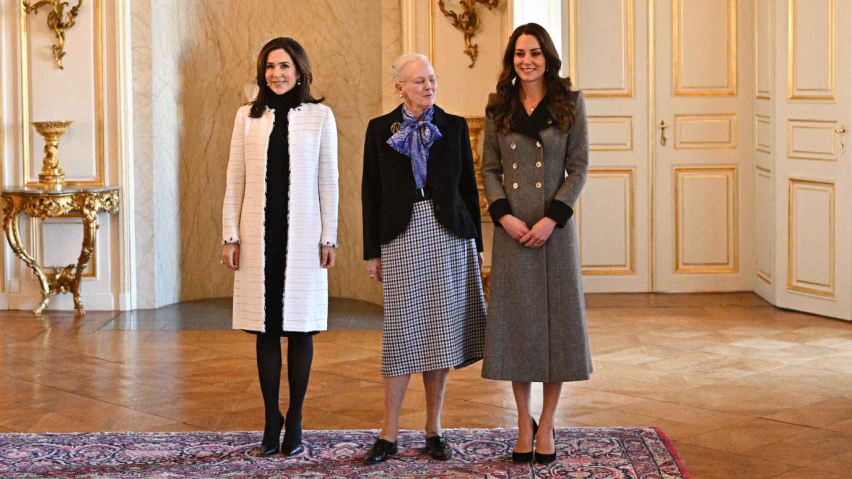 La princesa, con la Reina y Mary de Dinamarca en 2022.